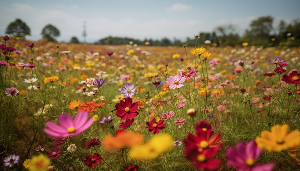 Flowers field